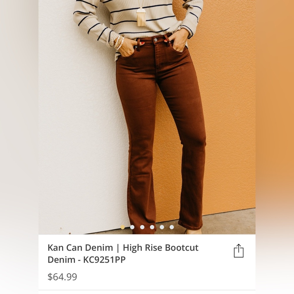 Kan Can High Rise Bootcut - Fall Denim